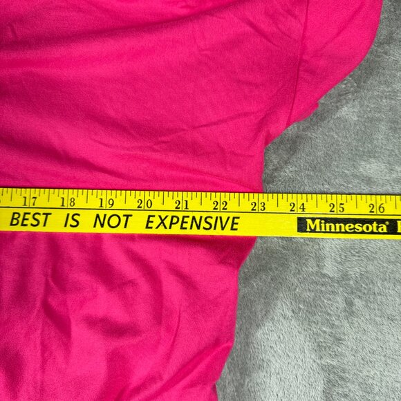 LTX Sportswear S Fuchsia V-Neck Short Sleeve Stretch Casual Dress - Picture 10 of 13